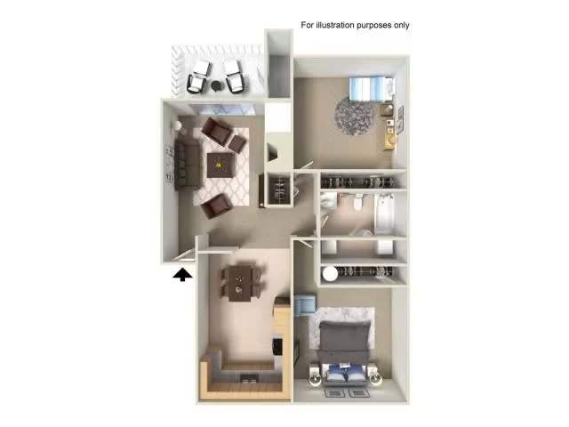 2x1 Premium P305 floor plan